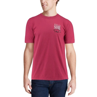 Shop Image One Cardinal Arkansas Razorbacks Welcome To The South Comfort Colors T-shirt