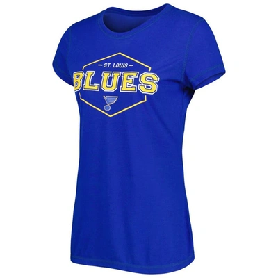 Shop Concepts Sport Blue/gold St. Louis Blues Badge T-shirt & Pants Sleep Set