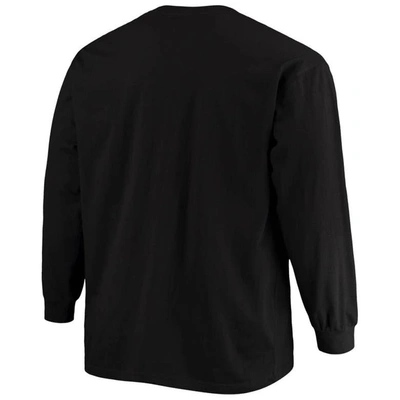 Shop Fanatics Branded Black Arizona Cardinals Big & Tall Color Pop Long Sleeve T-shirt
