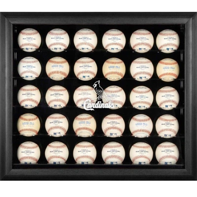 Shop Fanatics Authentic St. Louis Cardinals Logo Black Framed 30-ball Display Case