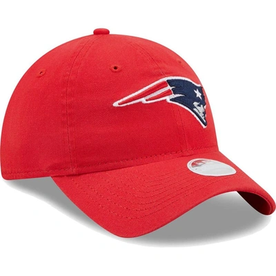 Shop New Era Red New England Patriots Core Classic 2.0 9twenty Adjustable Hat