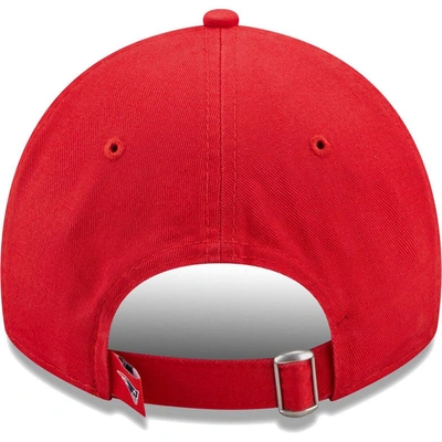 Shop New Era Red New England Patriots Core Classic 2.0 9twenty Adjustable Hat