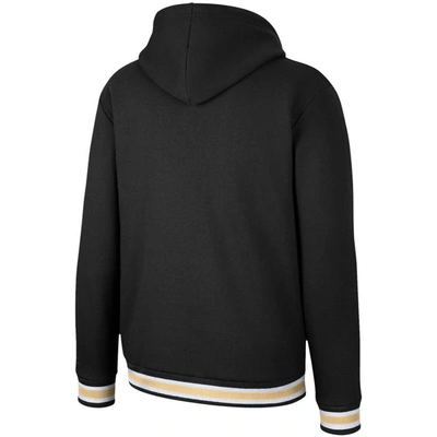 Shop Colosseum Black Army Black Knights Varsity Arch Pullover Hoodie