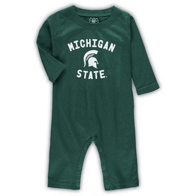 Shop Wes & Willy Infant  Green Michigan State Spartans Core Long Sleeve Jumper