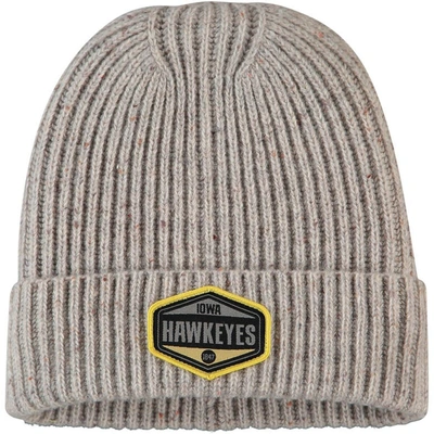 Shop Top Of The World Gray Iowa Hawkeyes Alp Cuffed Knit Hat
