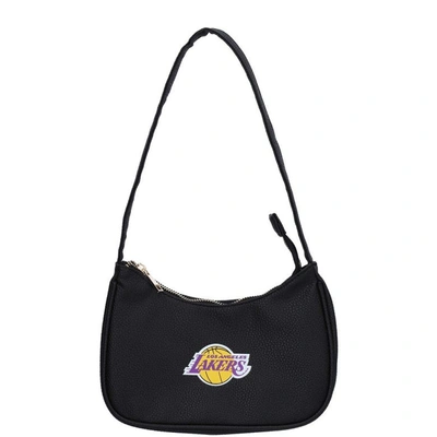 Shop Foco Los Angeles Lakers Printed Mini Purse In Black