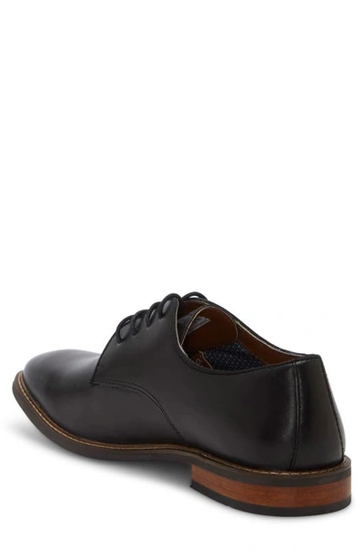 Vince Camuto Lyre Leather Derby In Black/black Shhgrg