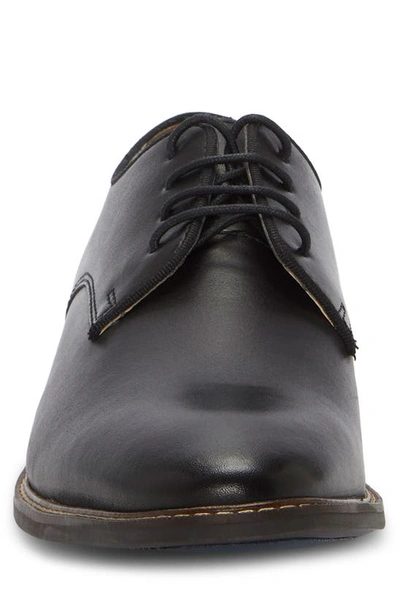 Vince Camuto Lyre Leather Derby In Black/black Shhgrg