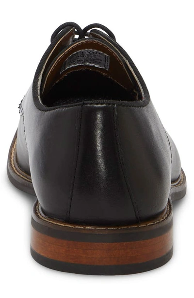 Shop Vince Camuto Lyre Leather Derby In Black/black Shhgrg