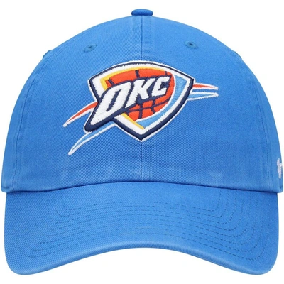 Shop 47 ' Blue Oklahoma City Thunder Team Clean Up Adjustable Hat