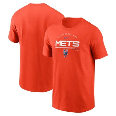 Shop Nike Orange New York Mets Team Engineered Performance T-shirt