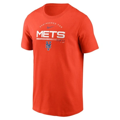 Shop Nike Orange New York Mets Team Engineered Performance T-shirt
