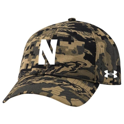 Shop Under Armour Camo Northwestern Wildcats Freedom Adjustable Hat