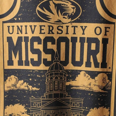 Shop Image One Gold Missouri Tigers Comfort Colors Campus Icon T-shirt
