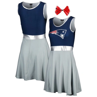 Shop Jerry Leigh Navy/gray New England Patriots Game Day Costume Dress Set