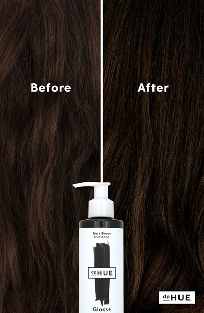 Dphue Gloss+ Semi-permanent Hair Color And Deep Conditioner Dark Brown 6.5 oz/ 192 ml In Dark Brown
