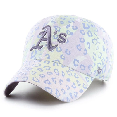 Shop 47 ' Purple Oakland Athletics Cosmic Clean Up Adjustable Hat