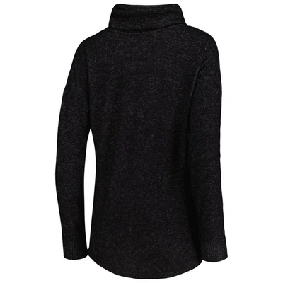 Shop Boxercraft Heathered Black Charlotte Fc Cuddle Tri-blend Pullover Sweatshirt In Heather Black