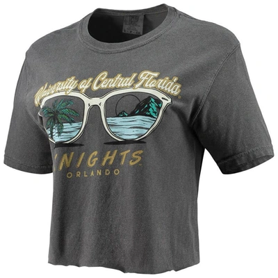 Shop Image One Charcoal Ucf Knights Vacation View Sunglasses Crop Top