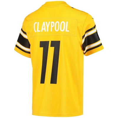 Shop Nike Youth  Chase Claypool Gold Pittsburgh Steelers Inverted Team Game Jersey