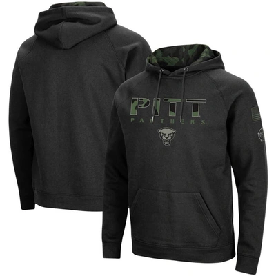 Shop Colosseum Black Pitt Panthers Oht Military Appreciation Camo Pullover Hoodie