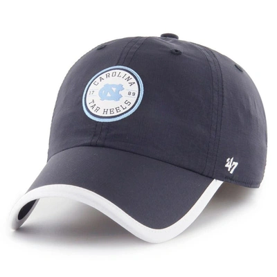 Shop 47 '  Navy North Carolina Tar Heels Microburst Clean Up Adjustable Hat