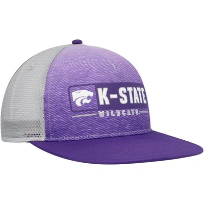 Shop Colosseum Purple/gray Kansas State Wildcats Snapback Hat