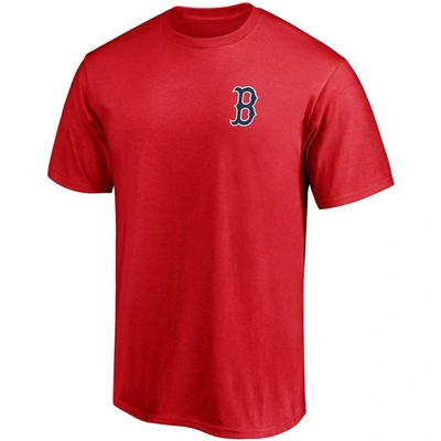 Shop Fanatics Branded Red Boston Red Sox Number One Dad Team T-shirt