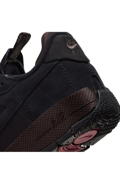 Shop Nike Air Force 1 Wild Hiking Sneaker In Black/ Velvet Brown/ Cedar