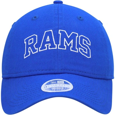 Shop New Era Royal Los Angeles Rams Collegiate 9twenty Adjustable Hat