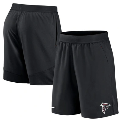 Shop Nike Black Atlanta Falcons Stretch Woven Shorts