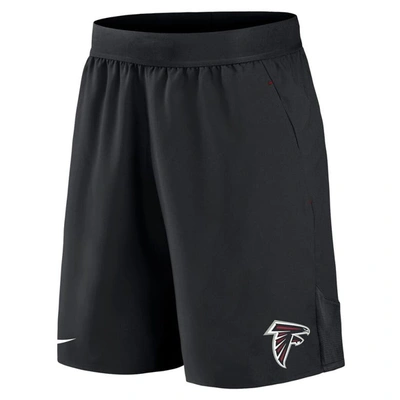 Shop Nike Black Atlanta Falcons Stretch Woven Shorts