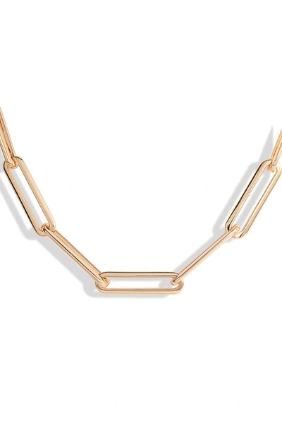 Shop Jenny Bird Stevie Chain Necklace In High Polish Gold