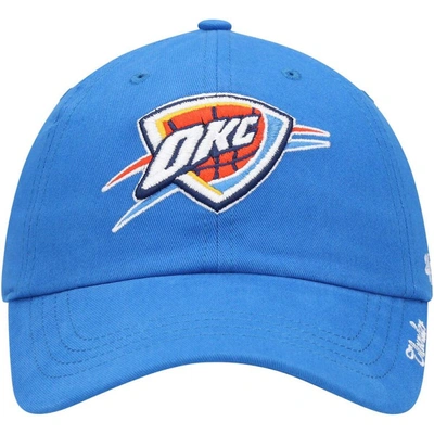 Shop 47 ' Blue Oklahoma City Thunder Miata Clean Up Logo Adjustable Hat