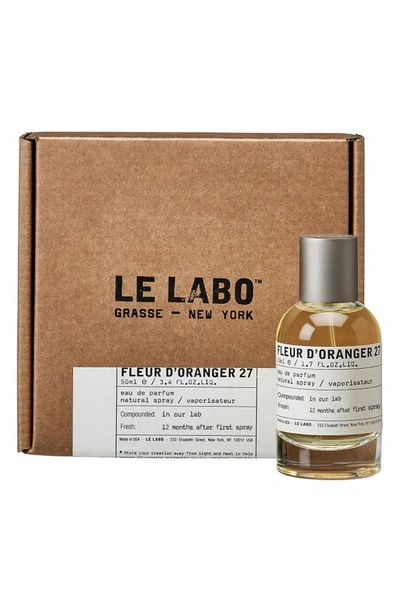 Shop Le Labo Fleur D'oranger 27 Eau De Parfum, 1.7 oz