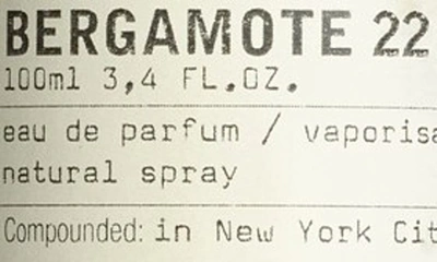 Shop Le Labo Bergamote 22 Eau De Parfum, 3.4 oz