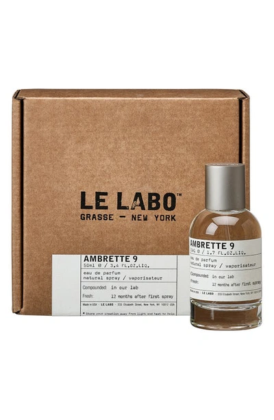Shop Le Labo Ambrette 9 Eau De Parfum, 1.7 oz