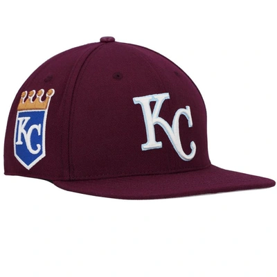 Shop Pro Standard Burgundy Kansas City Royals Wine Snapback Hat