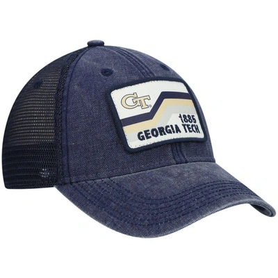 Shop Legacy Athletic Navy Georgia Tech Yellow Jackets Sun & Bars Dashboard Trucker Snapback Hat