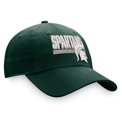 Shop Top Of The World Green Michigan State Spartans Slice Adjustable Hat