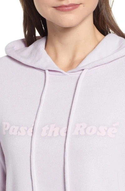 Shop Wildfox Pasé The Rosé Ivy Hoodie In Primrose