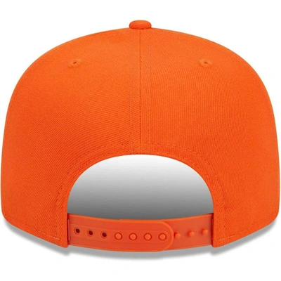 Shop New Era Orange Denver Broncos Word 9fifty Snapback Hat