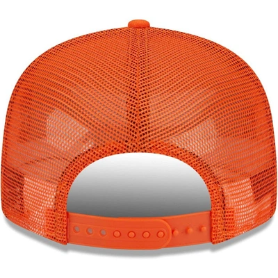 Shop New Era Orange Denver Broncos Collegiate Trucker 9fifty Snapback Hat