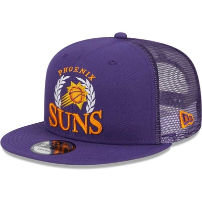 Shop New Era Purple Phoenix Suns Bold Laurels 9fifty Snapback Hat