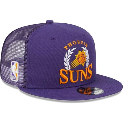 Shop New Era Purple Phoenix Suns Bold Laurels 9fifty Snapback Hat