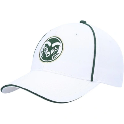 Shop Colosseum White Colorado State Rams Take Your Time Snapback Hat