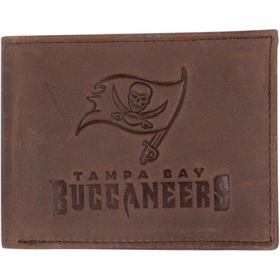 Shop Evergreen Enterprises Brown Tampa Bay Buccaneers Bifold Leather Wallet