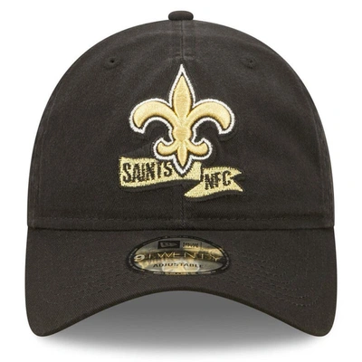 Shop New Era Youth  Black New Orleans Saints 2022 Sideline Adjustable 9twenty Hat