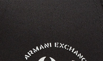 Shop Emporio Armani 91 Logo Baseball Cap In Nero