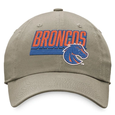 Shop Top Of The World Khaki Boise State Broncos Slice Adjustable Hat
